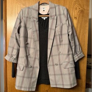 Cabi Plaid Women's Sleuth Blazer